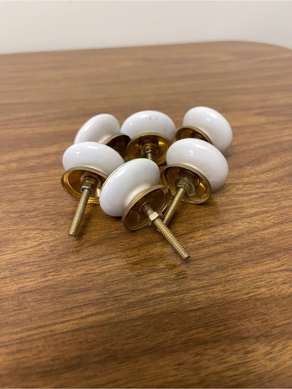 Set of 6 Patterned Knobs